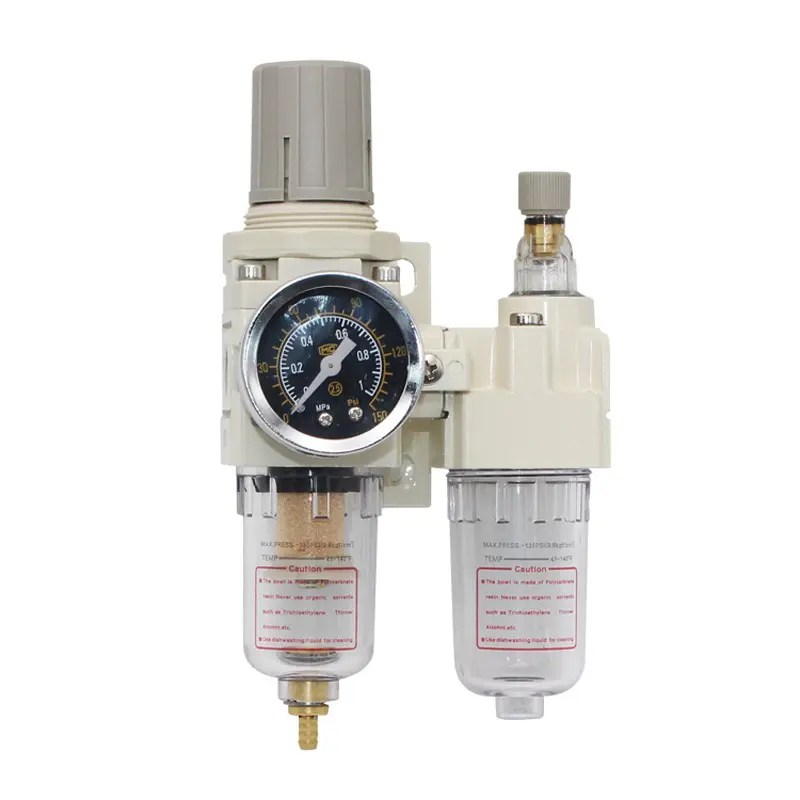 Air Filter Regulator Combination Pneumatic Air Source Treatment Unit AFC2000