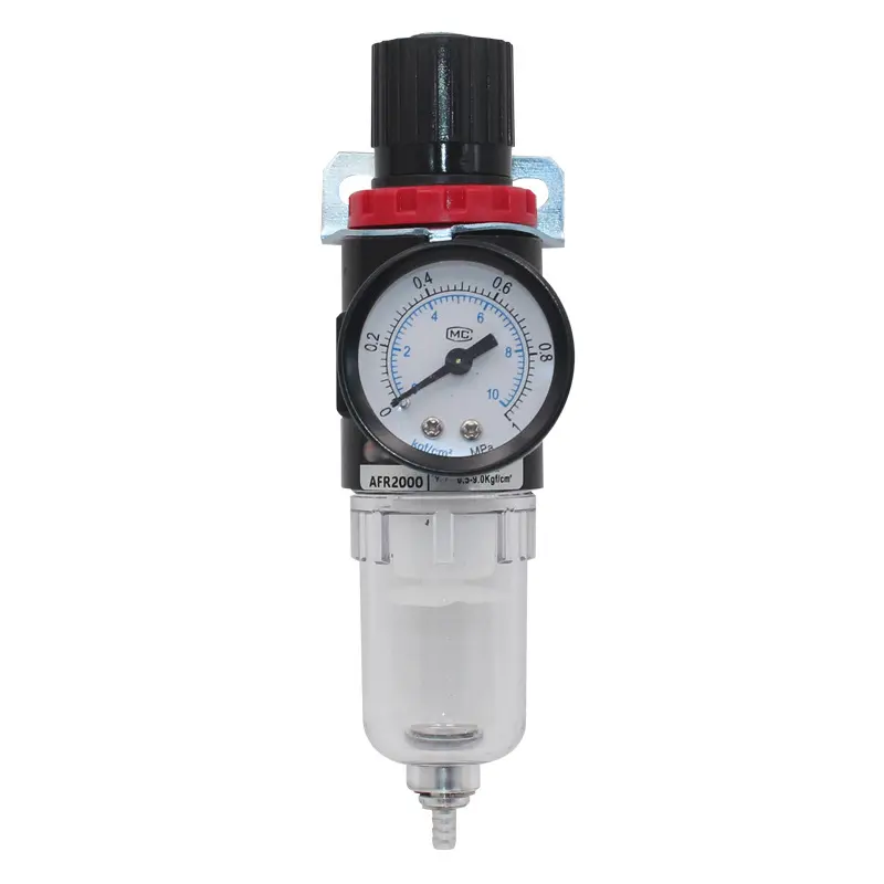 Afr-2000 Pressure Regulator Compressor Reducing Valve Oil Water Separation Afr2000 Gauge Pneumatic Filter Air Treatment Unit