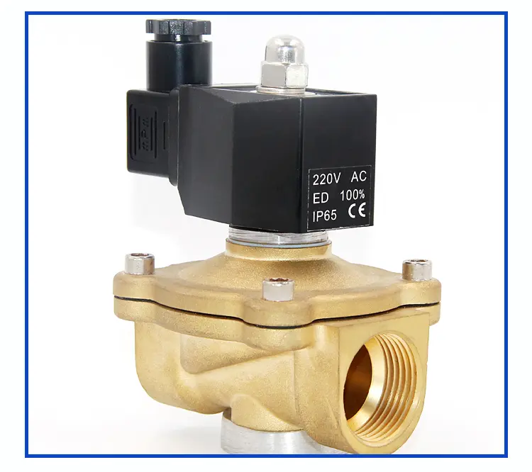 MW Series G1/2port 2/2way Brass Solenoid Valve Direct Acting High Temperature Water Solenoid Valve